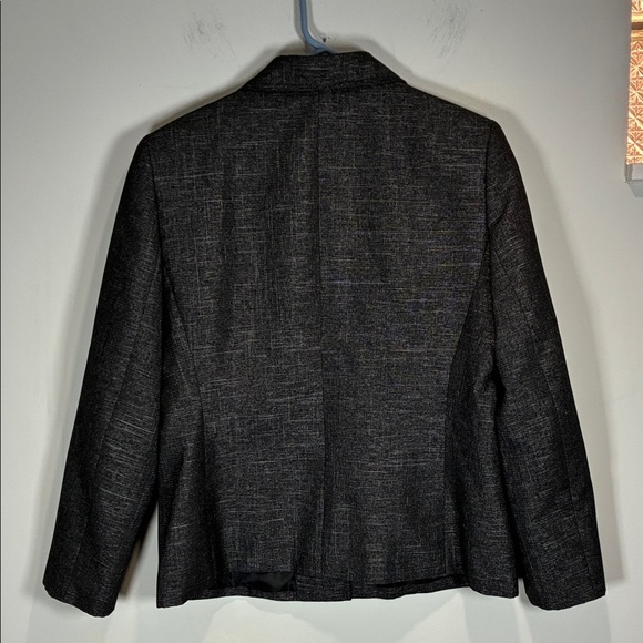 Kasper Gray Career Blazer Size 12 Professional Office Suit Jacket - Picture 7 of 11
